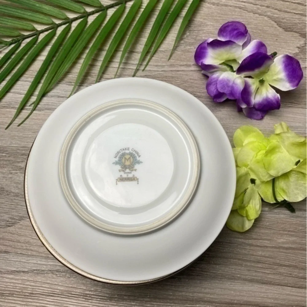 💋VTG Vintage Bread & Butter Plates (6) Nerrisa by NORITAKE - Picture 6 of 8